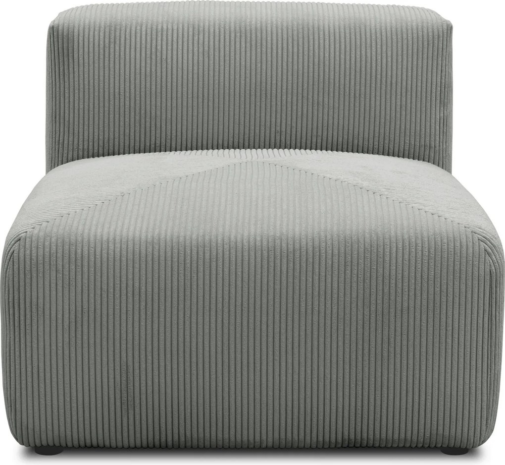 XXXLutz DIEL POHOVKY, textil, svetlosivá MID.YOU - Sedačky - 001776018407