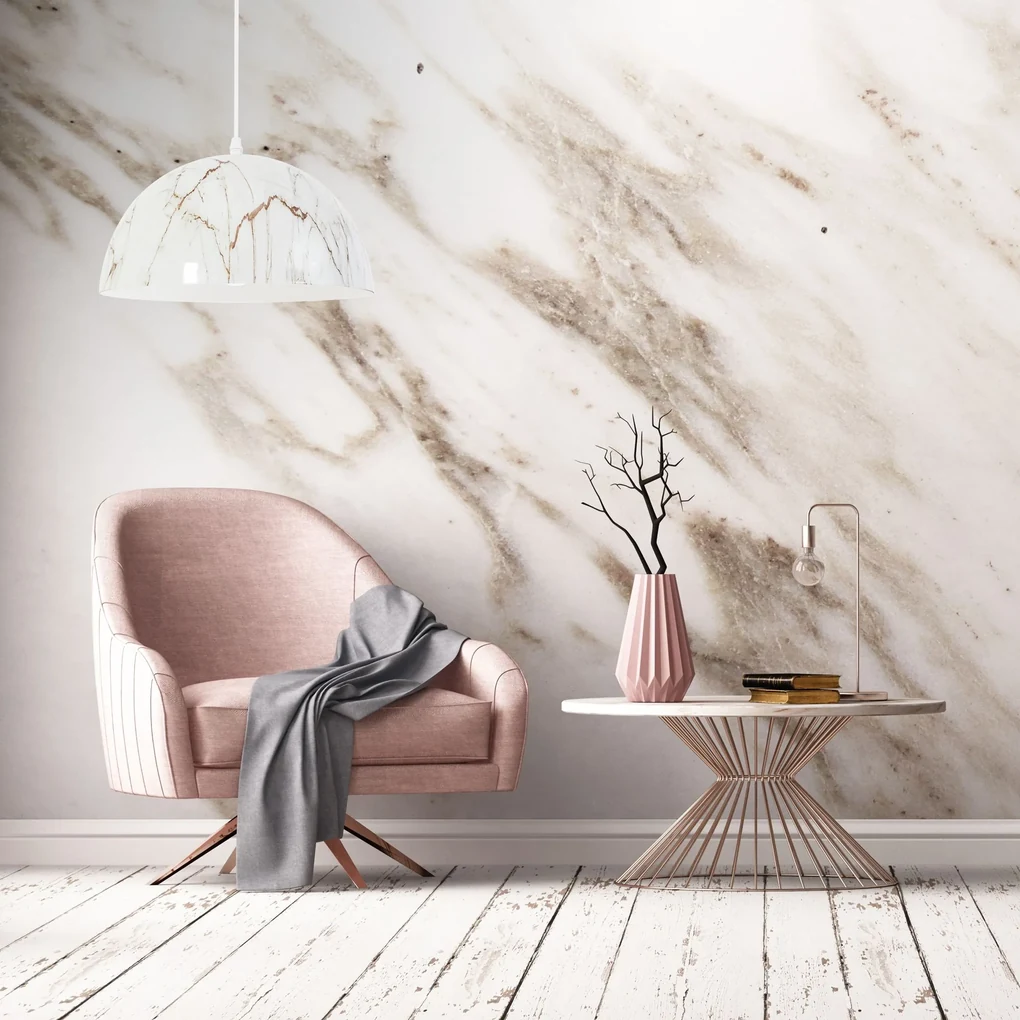 Toolight Toolight, závesná lampa APP911-1CP Marble, imitácia kameňa, OSW-06620