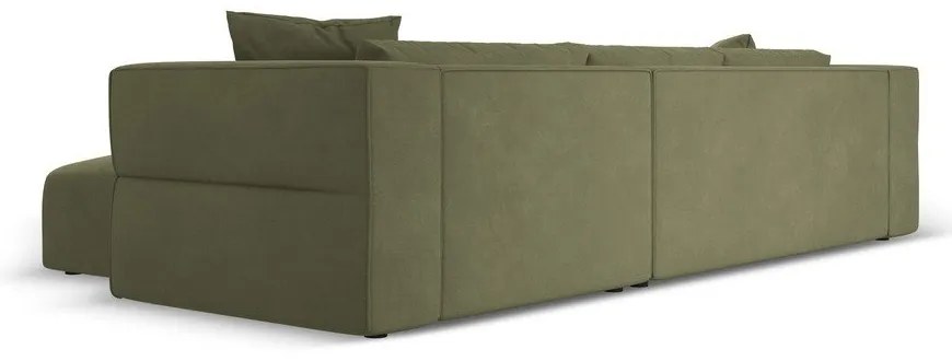 Svetlozelená rohová pohovka, pravý roh Esther - Milo Casa