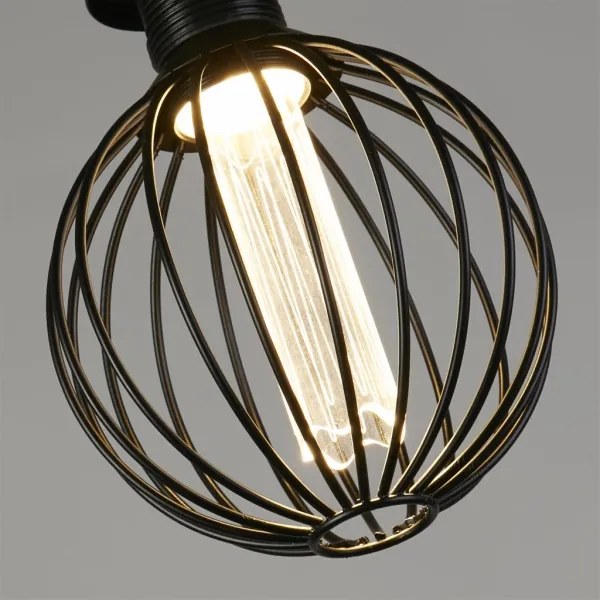 Searchlight 26004BK - LED dekoračná žiarovka GLOBE E27/4,5W/230V 2700K