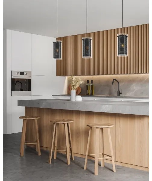 Eglo 900341 - Luster na lanku PINTO TEXTIL 1xE27/10W/230V