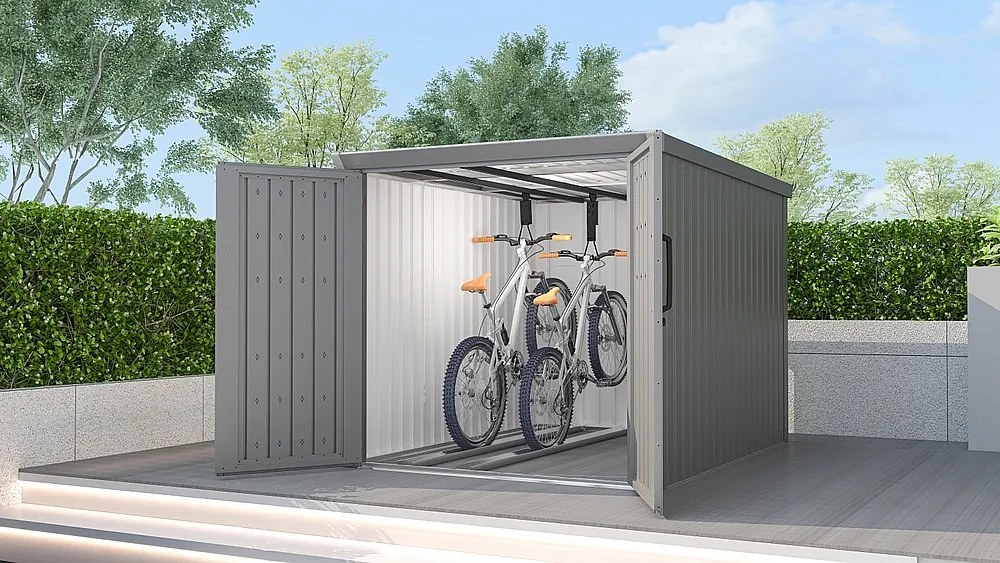 DEOKORK Záhradná skriňa na bicykle AVOCADO B