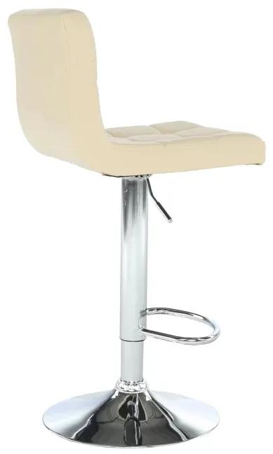 Barová stolička Kandy New - béžová / chróm