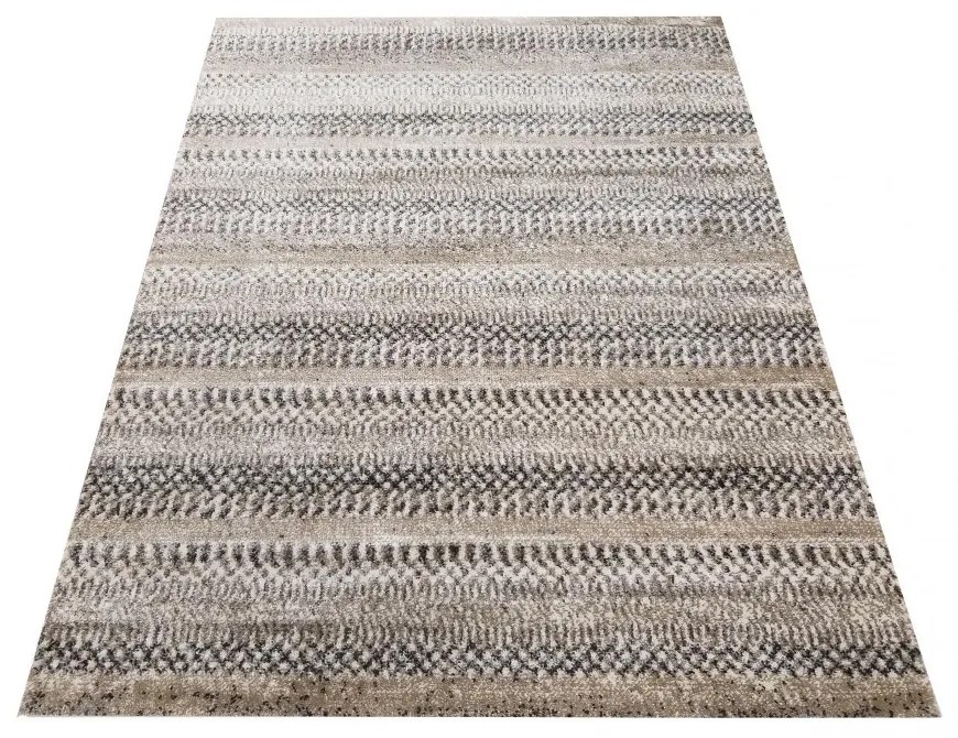 Kvalitný koberec s abstraktným vzorom v prírodných odtieňoch Šírka: 60 cm | Dĺžka: 100 cm