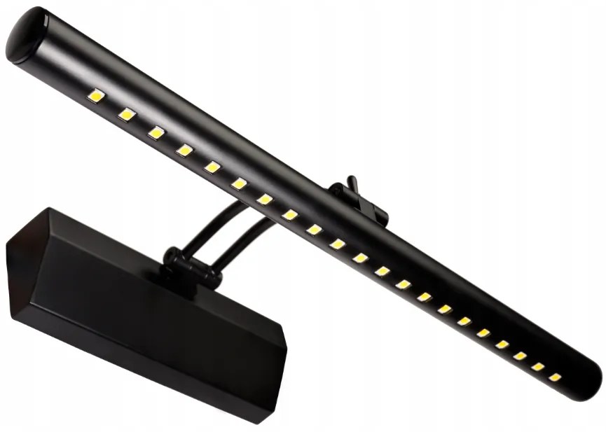 BERGE Nástenné svietidlo LED do kúpeľne - 40 cm - 5W čierne