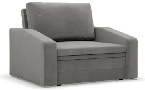 Kreslo ORBIT Kronos rozkladacie, svetlosivé