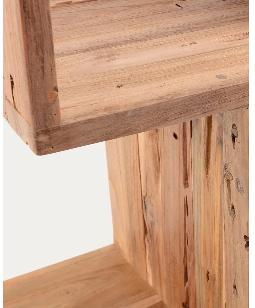 Knižnica z tíkového dreva v prírodnej farbe 55x132x30 cm Aroba – Kave Home