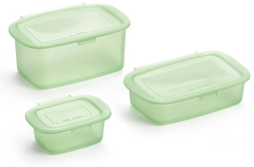 Potravinové škatuľky v súprave 3 ks – Lékué