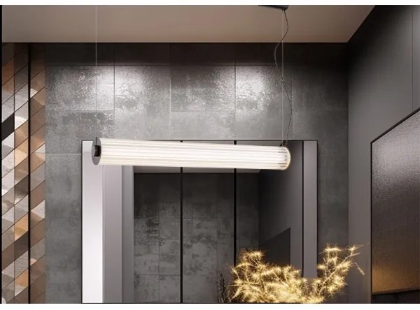 Argon 8628 - LED Luster na lanku HAMPTON LED/60W/230V 3000K 80 cm čierna