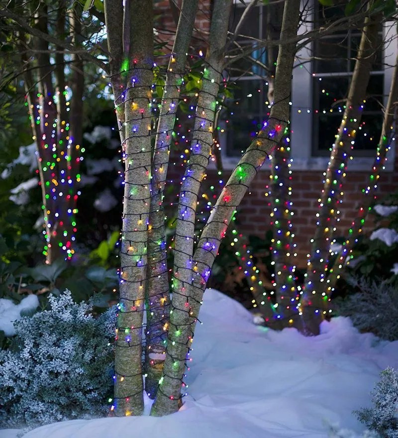 Vianočné svetielka vonkajšie FLASH multicolor 300 LED