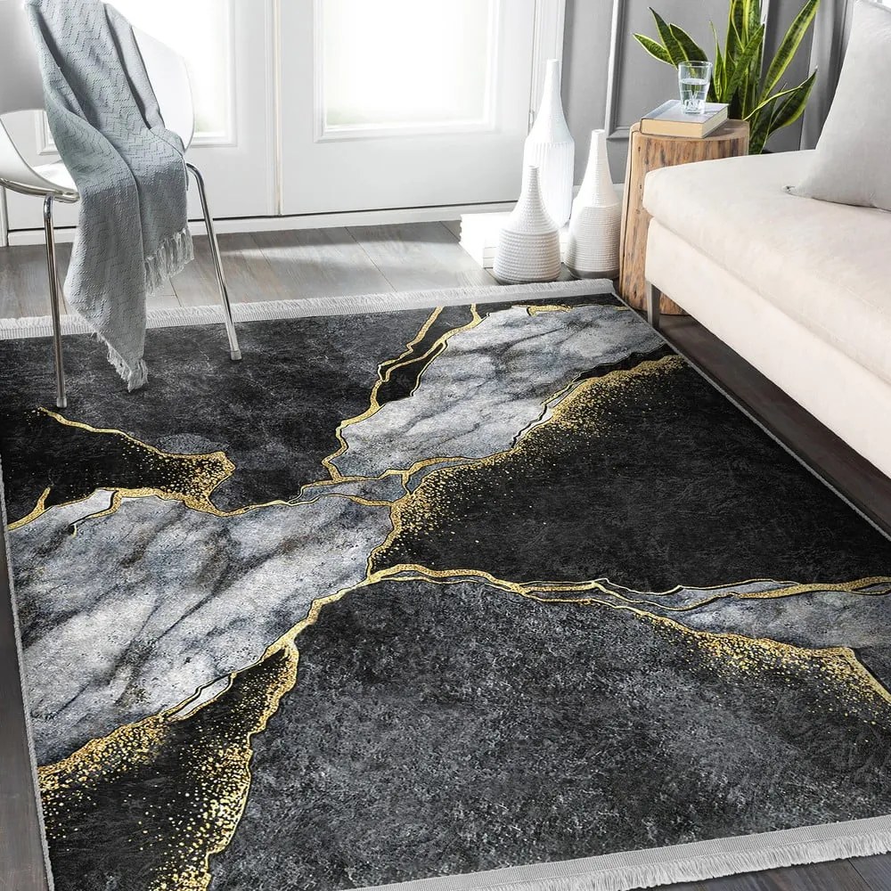 Čierny koberec 160x230 cm - Mila Home