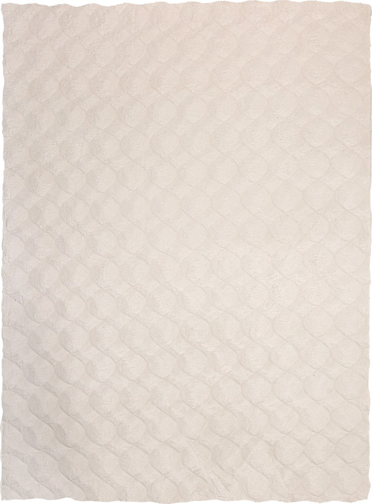 Kusový koberec Diamond Cut 800 Cream, 120x170, béžová, obývacia izba, Obsession