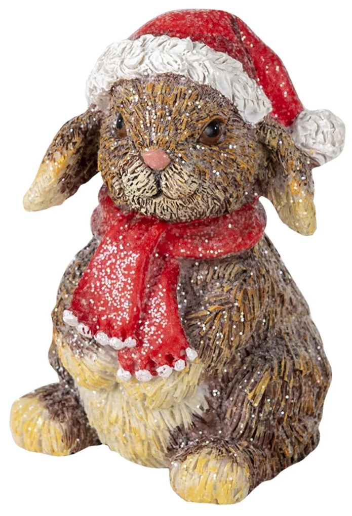 Dekorácie vianočného králika - 10*8*12 cm
