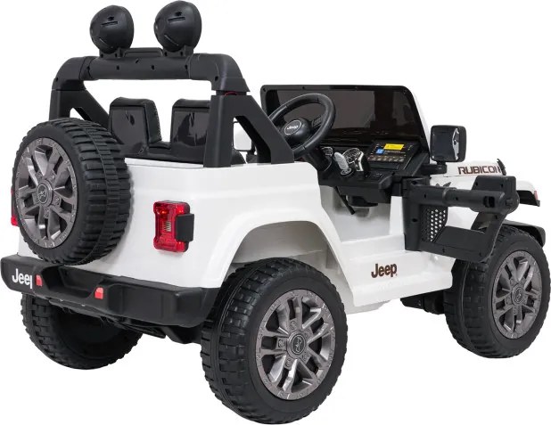 Elektrické autíčko Jeep Wrangler Rubicon LIFT biele