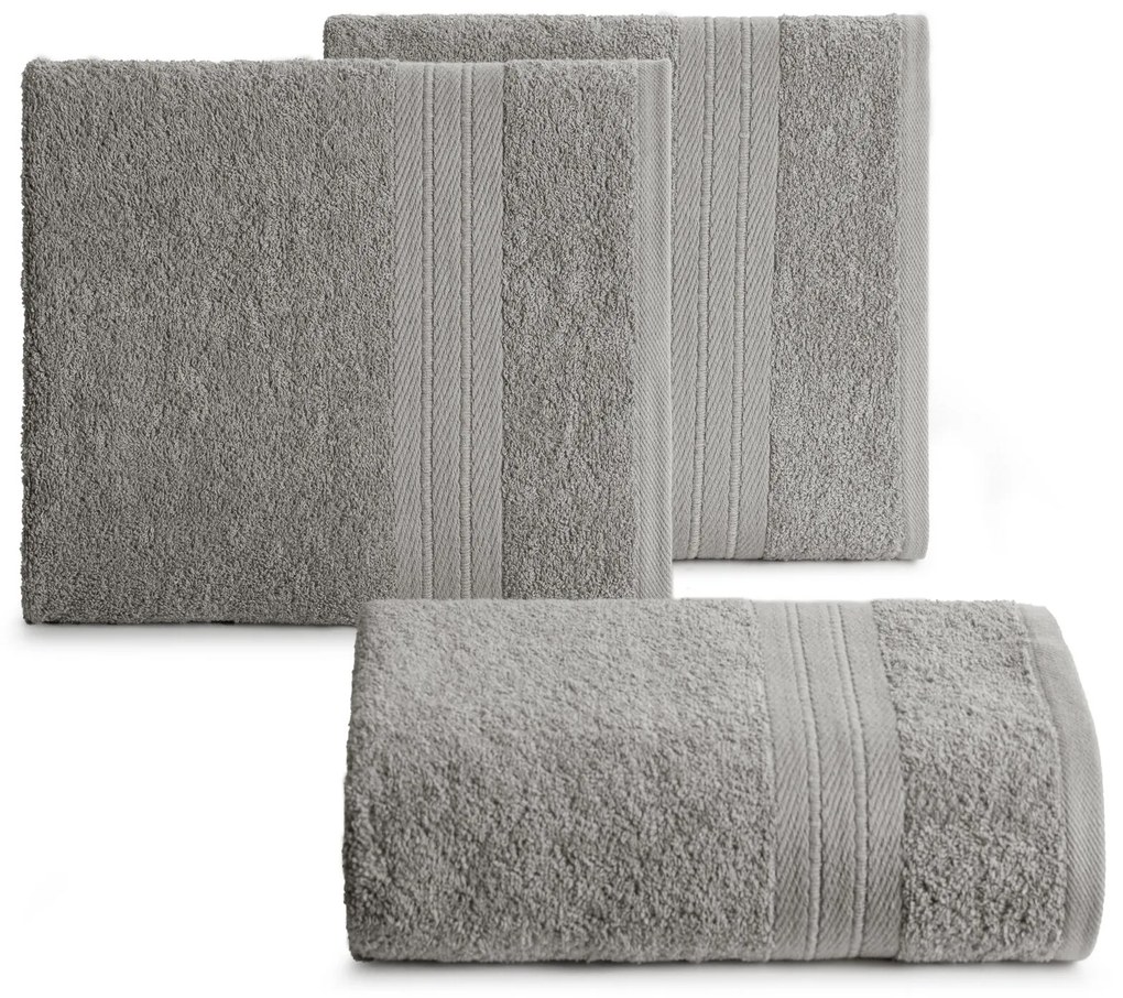 BAVLNENÝ UTERÁK KAYA 70X140 CM STRIEBORNÁ