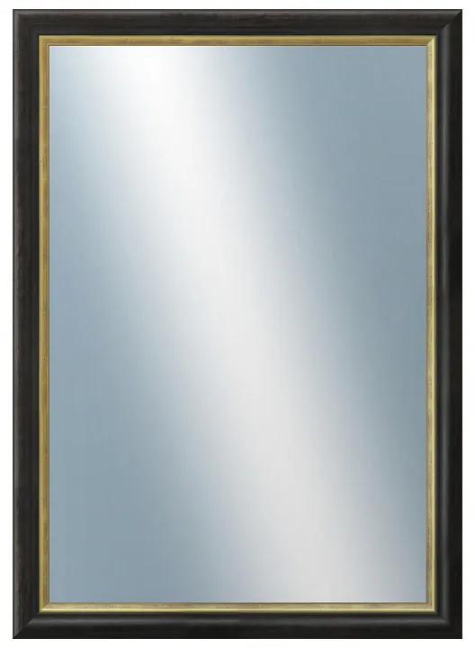DANTIK - Zrkadlo v rámu, rozmer s rámom 50x70 cm z lišty Anversa čierna Au (3149)