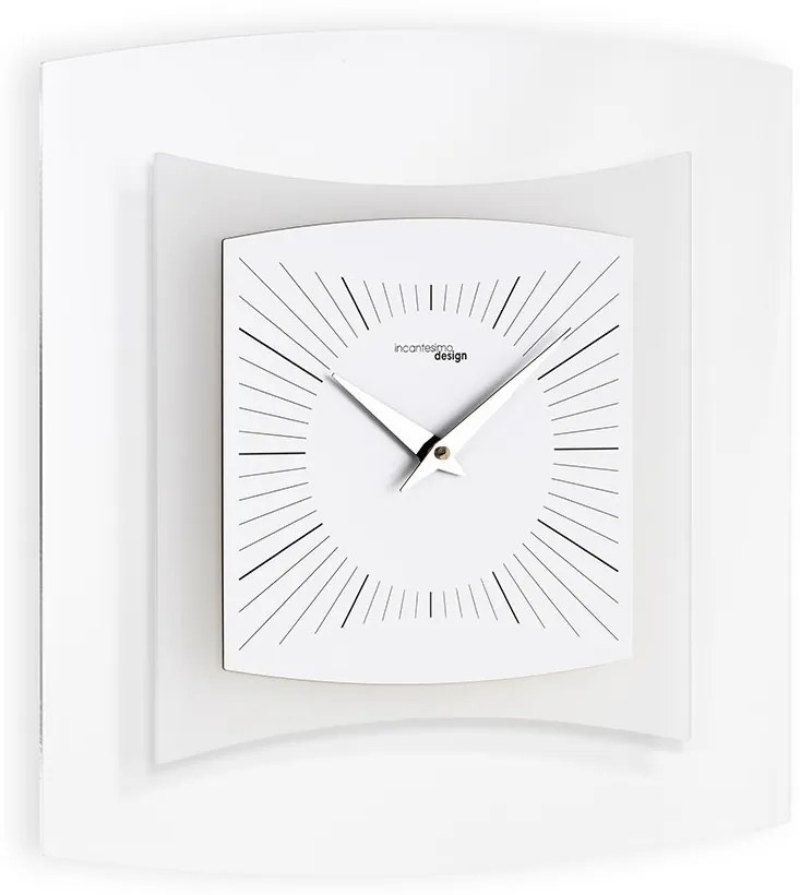 Designové nástěnné hodiny I059BN white IncantesimoDesign 35cm