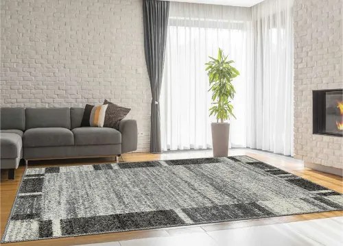 Koberce Breno Kusový koberec PHOENIX 6004 - 0544, sivá, viacfarebná,160 x 230 cm