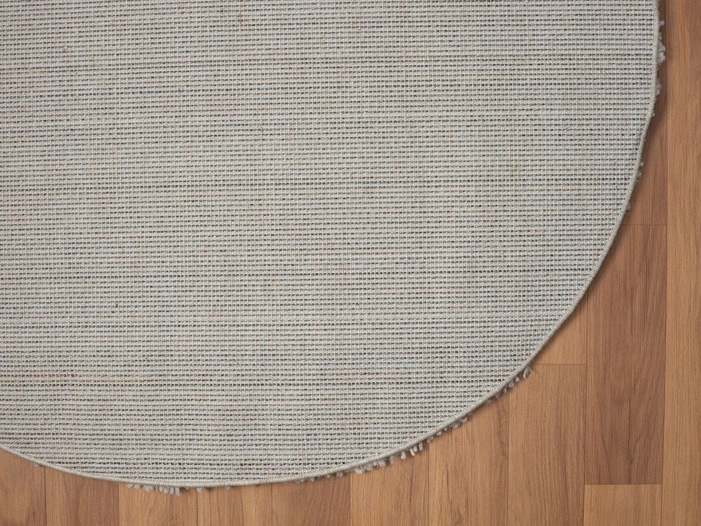 My Flair, Kusový koberec My Shaggy beige kruh, 150x150 (priemer) kruh, béžová, chodba / predsieň