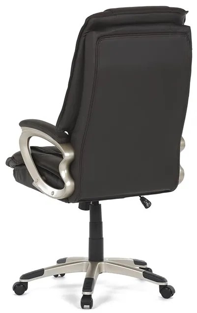 Autronic BONTEC Kancelárske kreslo, hojdací mechanizmus, hnedá koža, KA-Y293 BR Farba: Hnedá