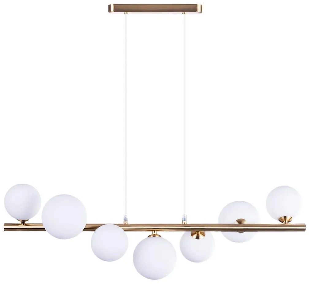 Azzardo AZ4409 - Luster na lanku SYBILLA 7xG9/25W/230V zlatá