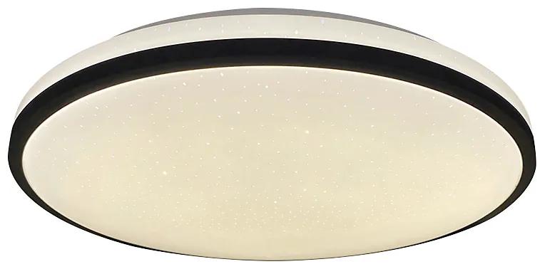 RABALUX LED stropné osvetlenie do kúpeľne s hviezdnou oblohou SLAVA, 18W, teplá biela, čiernobiele