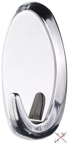 Tesa Powerstrips háčik chróm 58050-00012-20