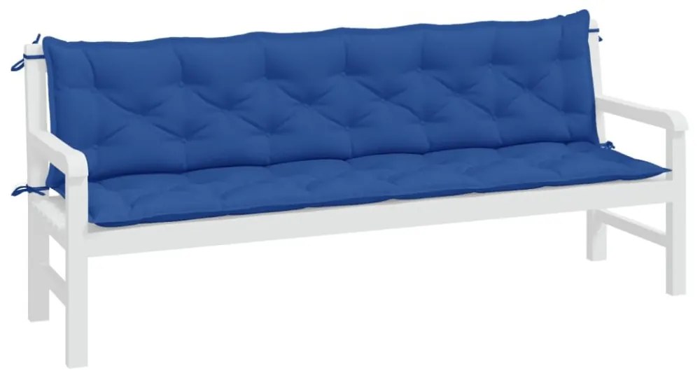 Podušky na záhradnú lavicu 2ks 200cm Dekorhome