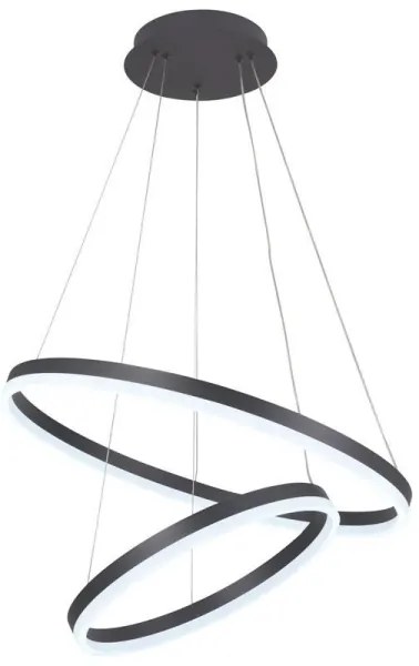 LED Stmievateľný luster na lanku LED/70W/230V 3000-6500K + diaľkové ovládanie