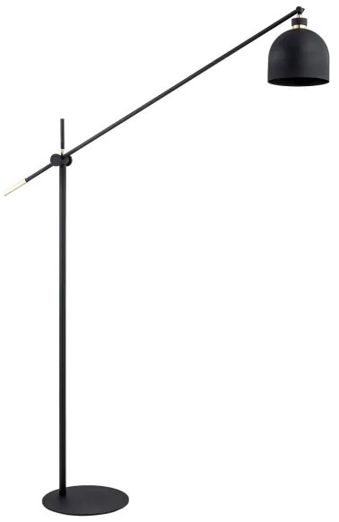 Argon 4735 - Stojacia lampa DETROIT 1xE27/15W/230V čierna