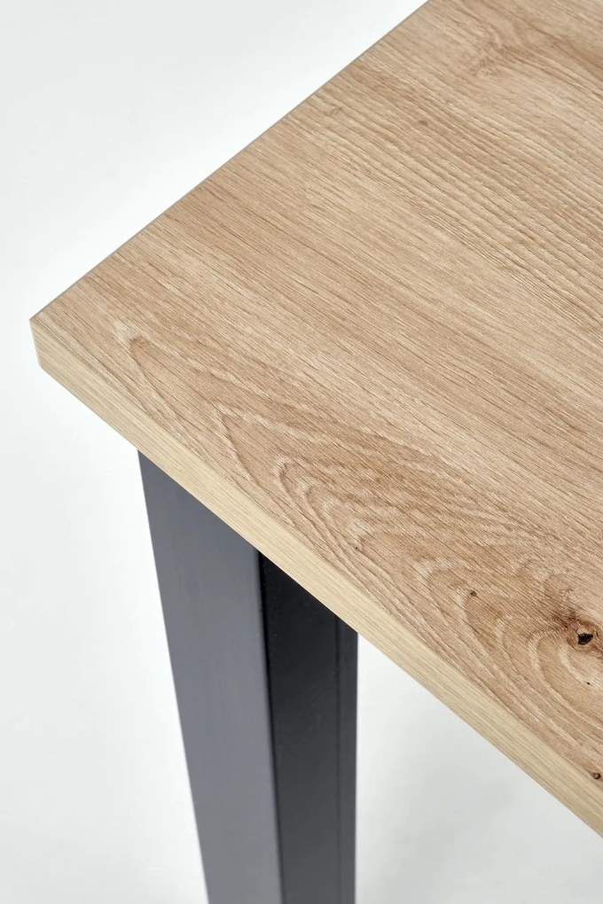 Rozkladací jedálenský stôl Qubik 80/200 cm dub artisan/čierny