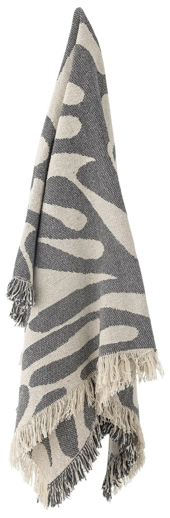 Bloomingville Prehoz z recyklovanej bavlny Alk Blue 130 × 160 cm