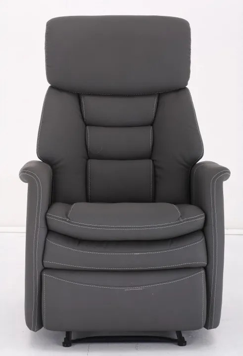 Relaxačné kreslo Komfy - sivá