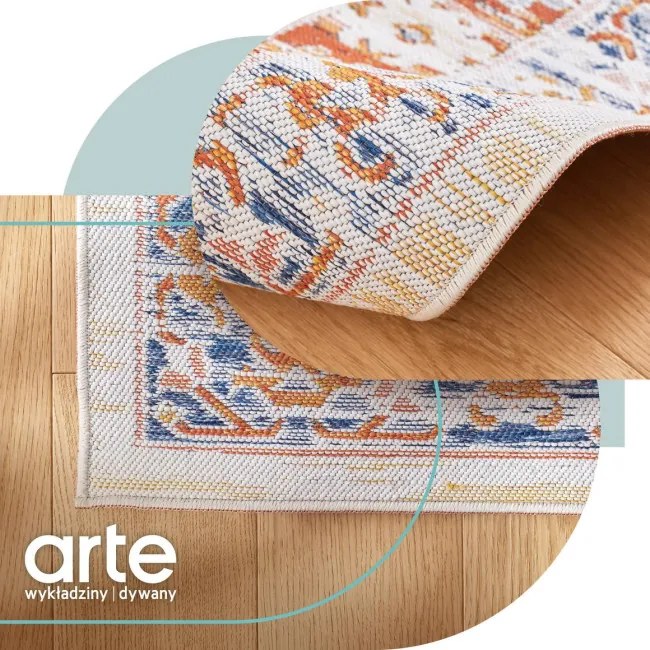 Šnúrkový obojstranný koberec ECHO REGAL Ochre