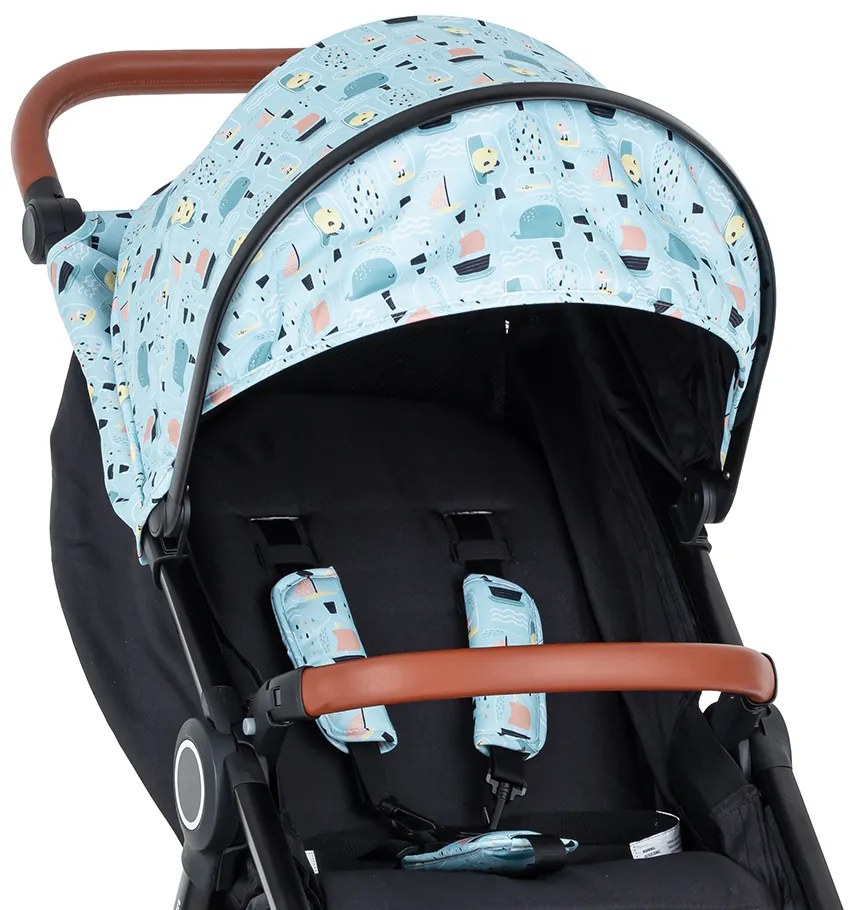PETITE&MARS strieška na kočík Street+ limited 100 ocean