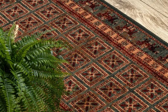 Behúň KASHQAI 4301/401 zelený / terakota