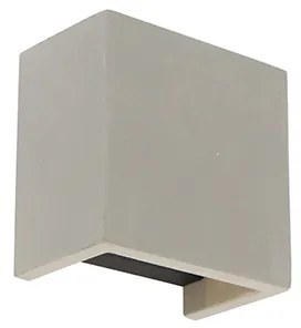 Inteligentné betónové nástenné svietidlo s svetelným efektom vrátane Zigbee G9 - Meave
