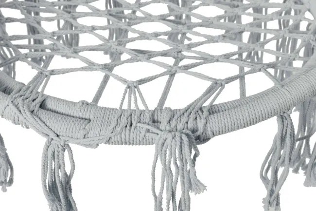 Závesné kreslo TOGO s vankúšmi, sivé