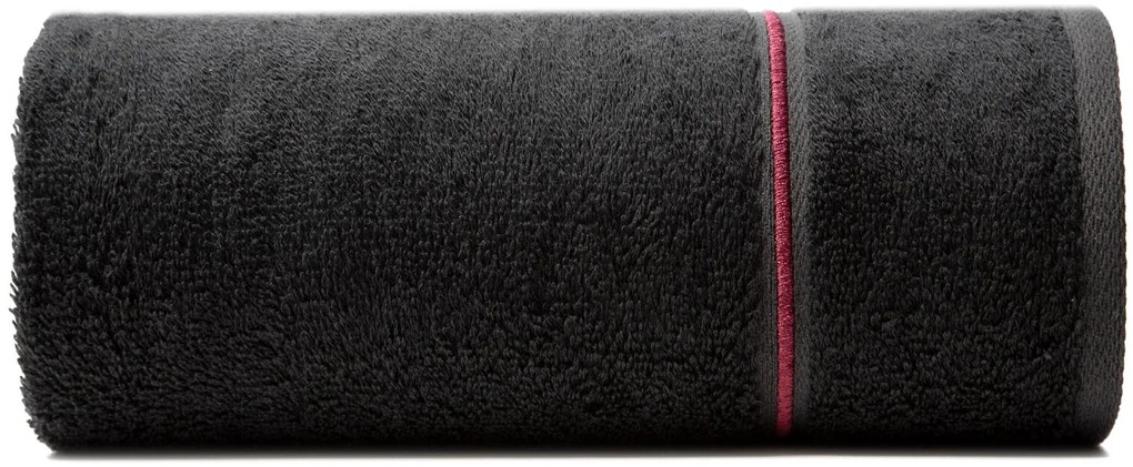 BAMBUSOVÝ UTERÁK BAMBO6 50X90 CM ČIERNA