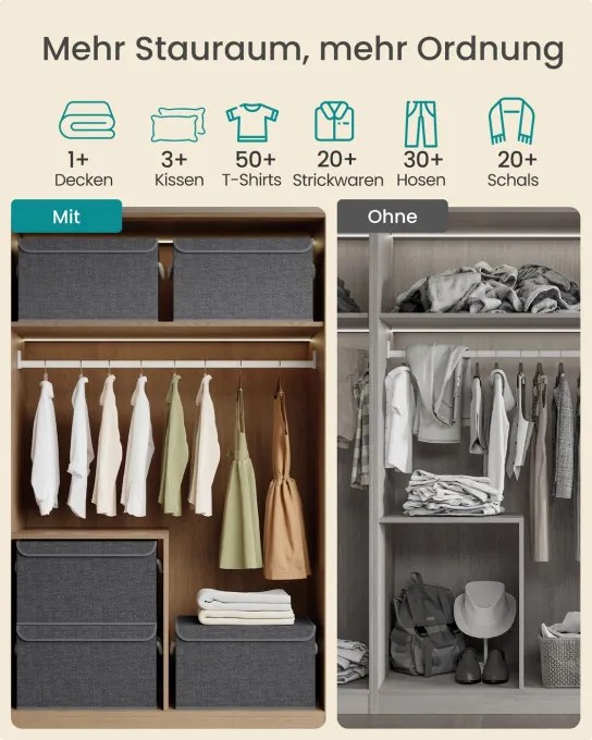 Set stohovateľných boxov RFB050GZ01 (3 ks)