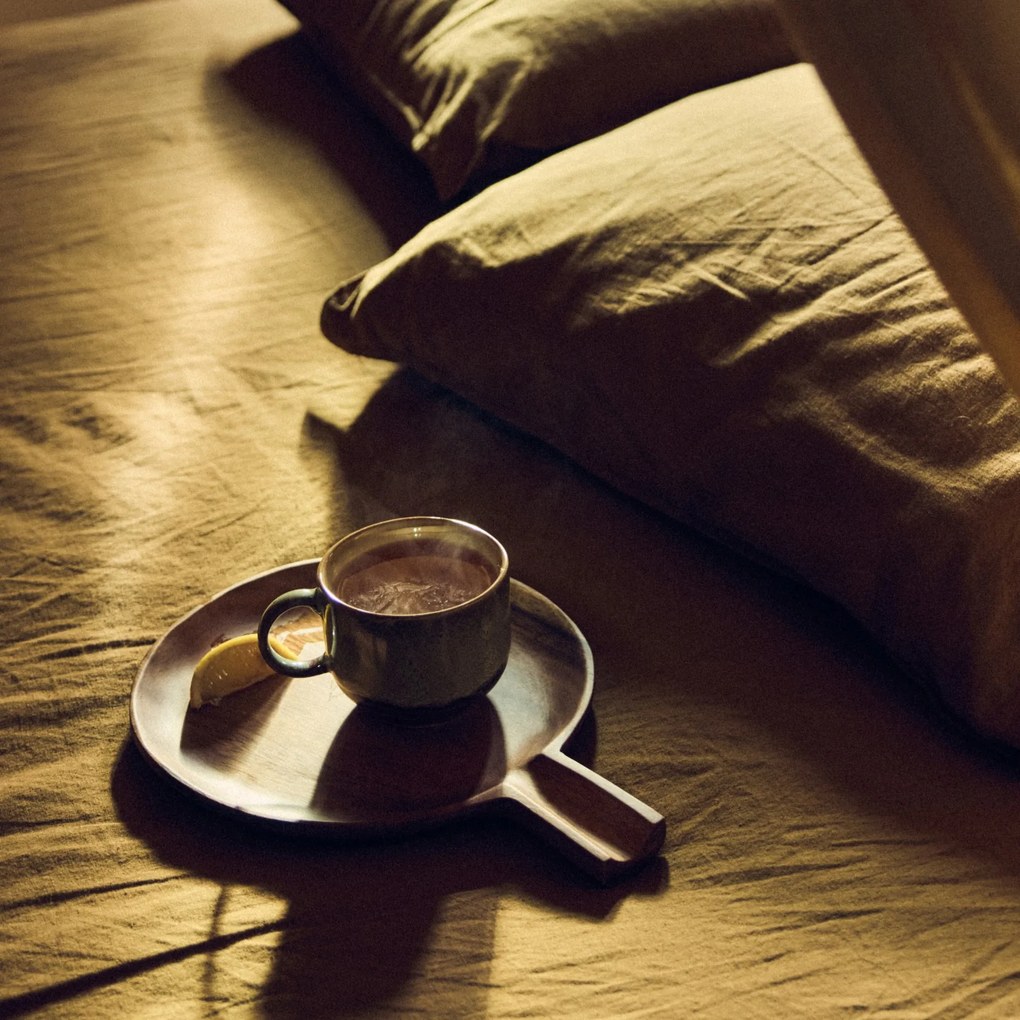 HK living Kameninový hrnček Tea cup 70's Echo 425 ml