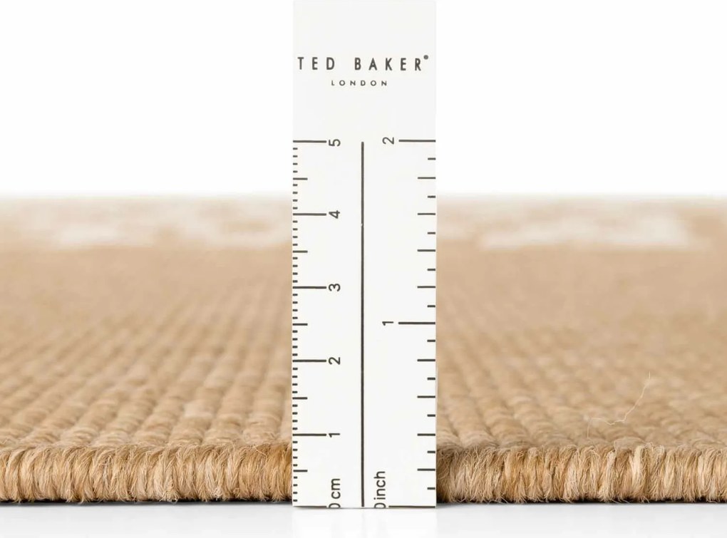 Ted Baker, Kusový koberec Ted Baker Haringey 106377 Natural White, 200x300, béžová, chodba / predsieň