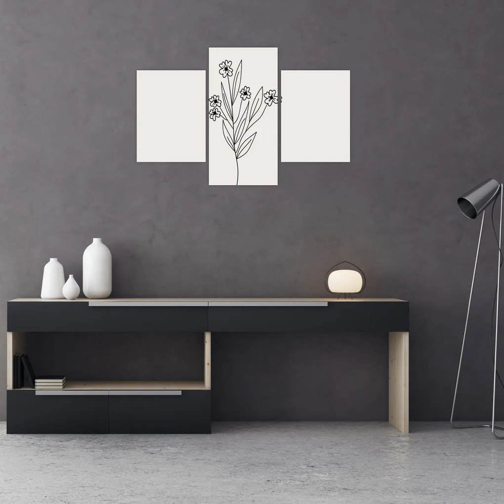 Obraz - Lúčny kvet N⁰1 (90x60 cm)