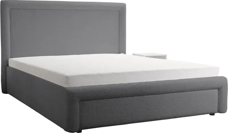 Dizajnová čalúnená posteľ ABRIAMO, 200x160, sivá (Abriamo 7)