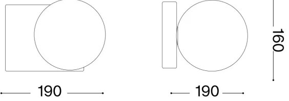 Ideal Lux - LED Nástenné svietidlo PENTA 1xG9/3W/230V zlatá