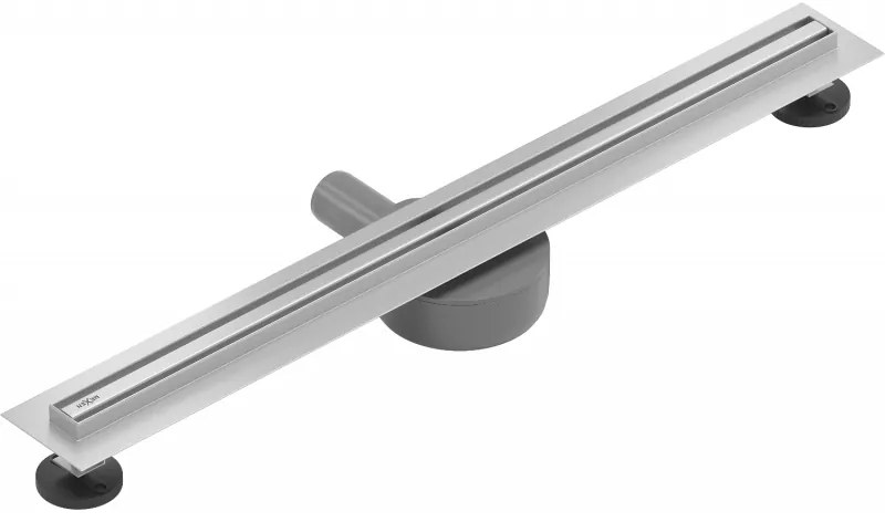 Mexen Flat nerezový sprchový žľab s rotačným 360° sifónom 70 cm, vzor SLIM, 1041070