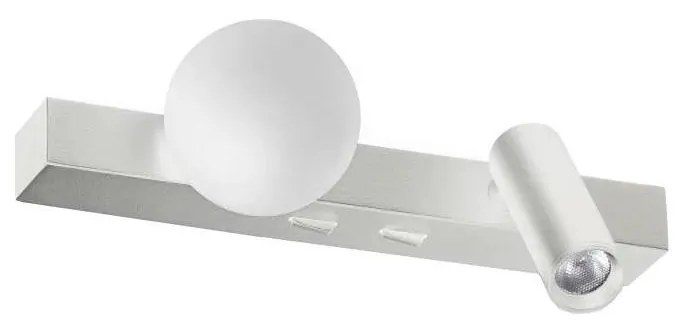 Ideal Lux - LED Nástenné svietidlo PING PONG 2xLED/3W/230V CRI 90 matný chróm