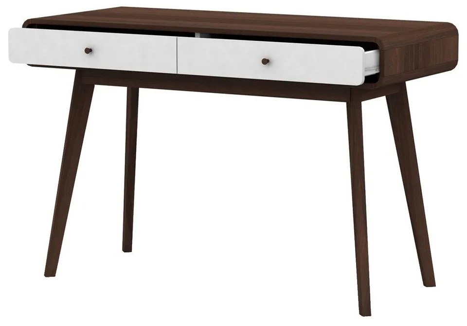 Hnedý pracovný stôl Støraa Caitlin