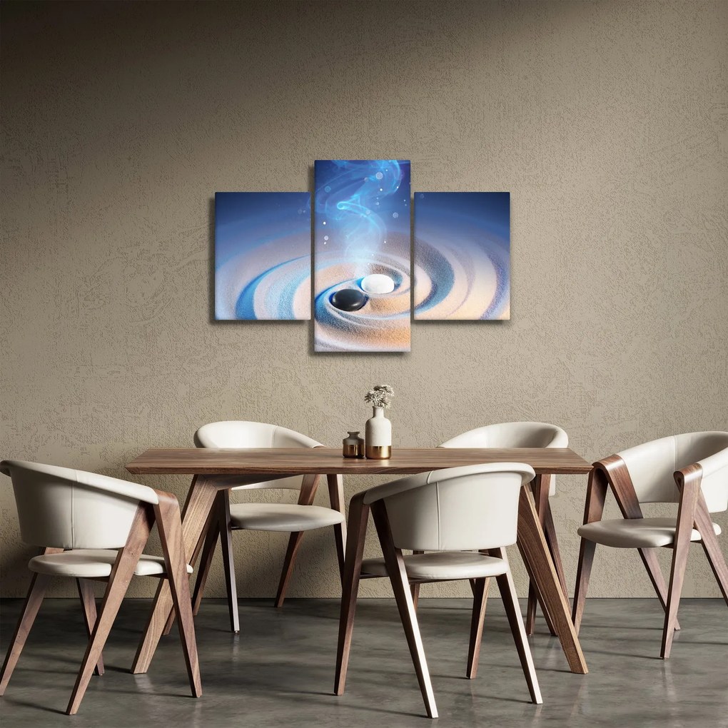 Obraz - Éterický yin-yang (90x60 cm)