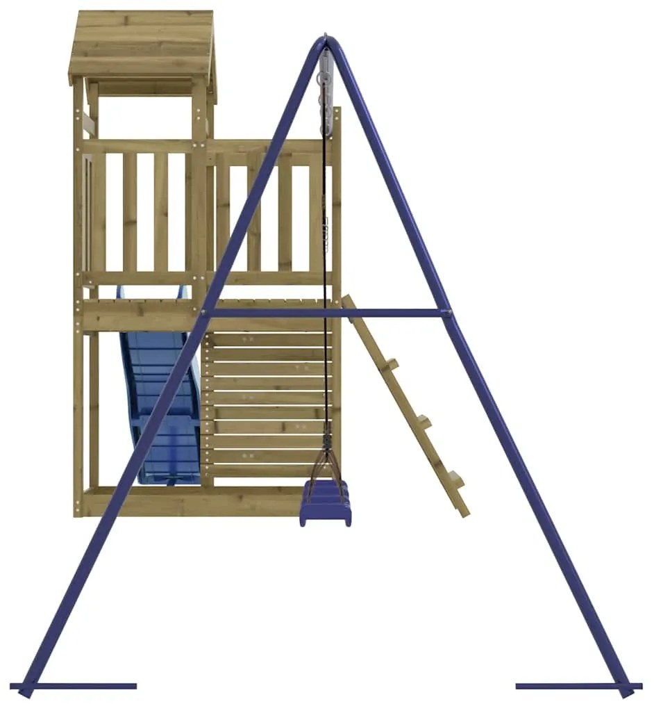 Vonkajšia súprava na hranie impregnovaná borovica